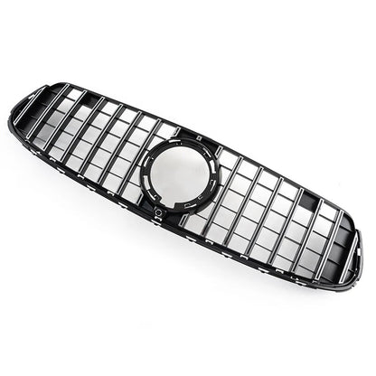 Chrome & Black GT Front Grille for Mercedes Benz X253 GLC43 (2020-2023)