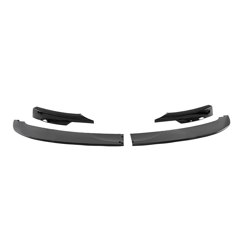 Glossy Black Front Lip Spoiler for BMW 3 Series E90 E91 (2009-2012)