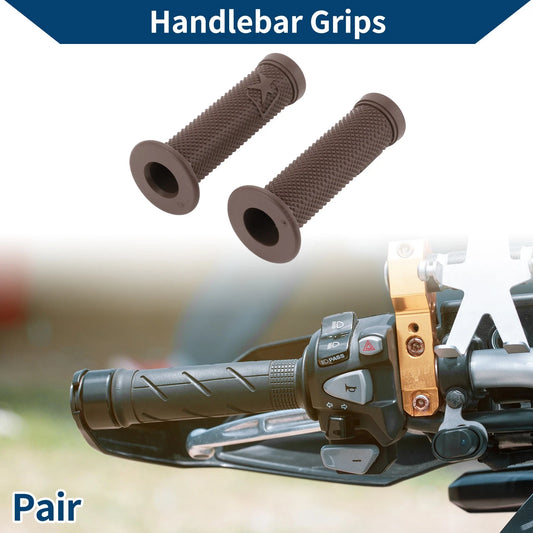 7/8 22mm Hand Grips Coffee for Motorcycle