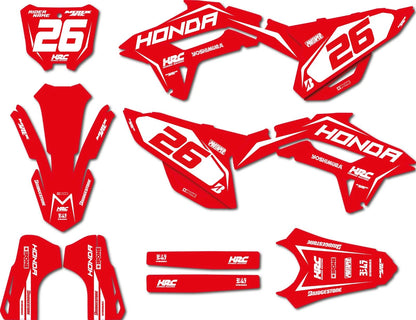Sticker Kit for Honda CRF450R Shogun Style Decals (2021-2024)