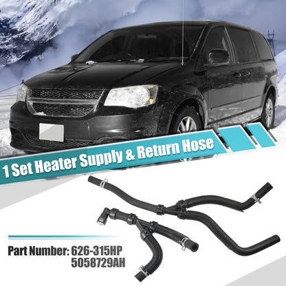 626-315HP Heater Supply Return Hose for Chrysler / Dodge / Ram