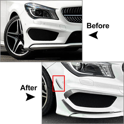 Front Bumper Side Spoiler for Mercedes Benz CLA Class C117 (2013-2016)