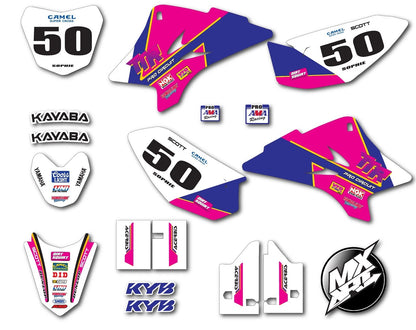 Custom Graphics Kit for Yamaha TTR 50 Berm Style Decals & Stickers