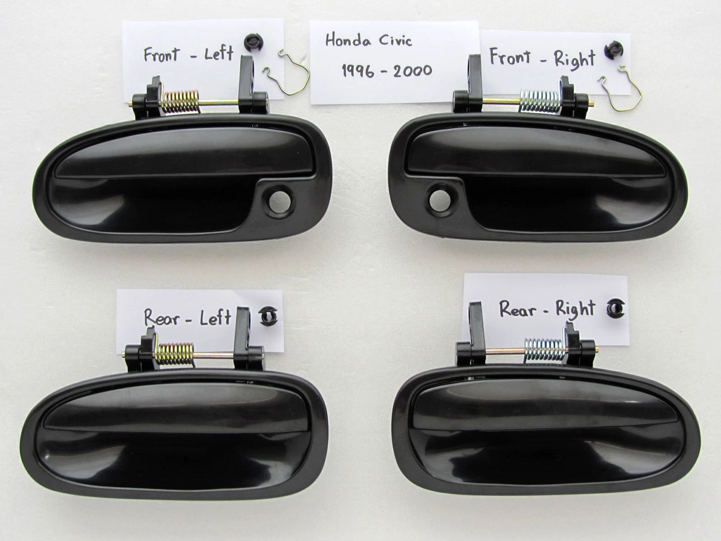 Outside Door Handle Set for 1996-2000 Honda Civic 4-Door