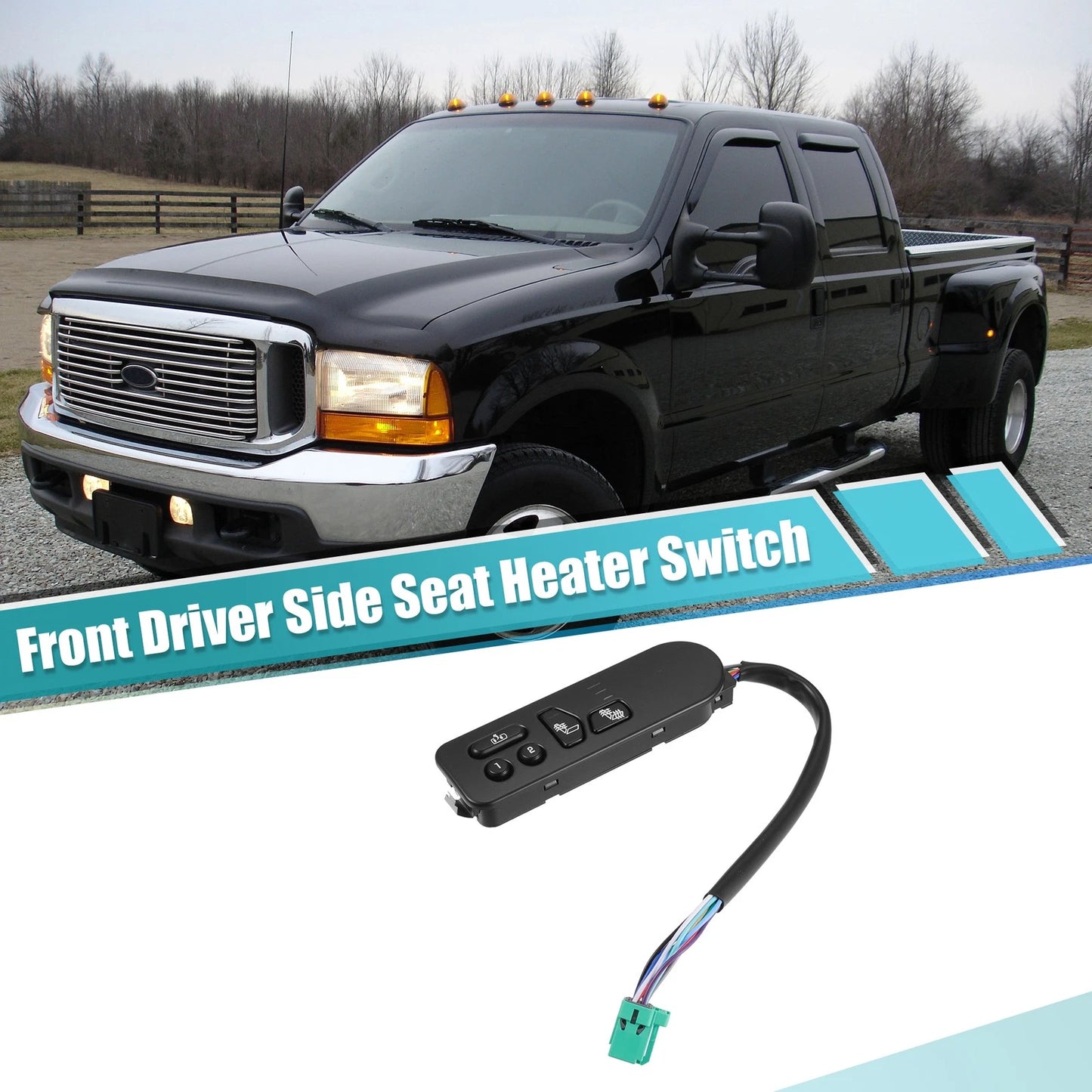 Front Left Driver Side Seat Heater Switch for Chevy Silverado GMC Sierra