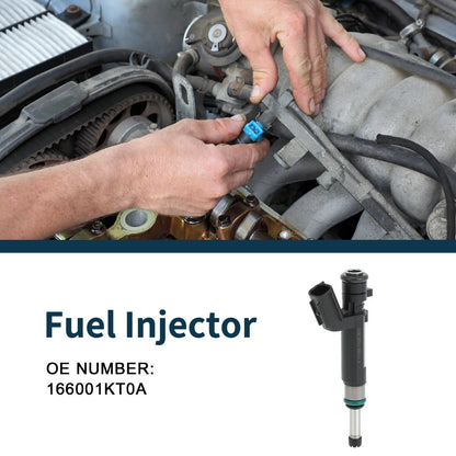 Fuel Injector 1 Pc for Nissan Versa 1.6 (2012-2016) Black