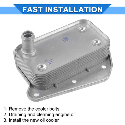 Engine Oil Cooler with Seals for Dodge Sprinter 3500 (2007-2018)