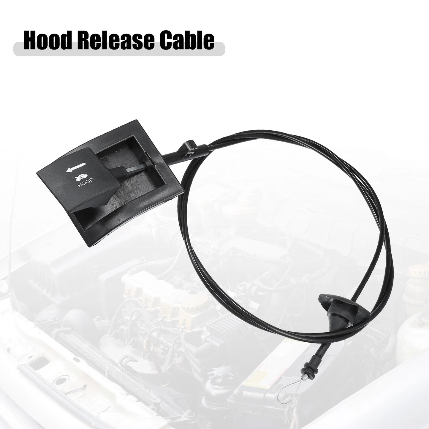 Front Hood Latch Release Cable for Ford F350 (1992-1997)
