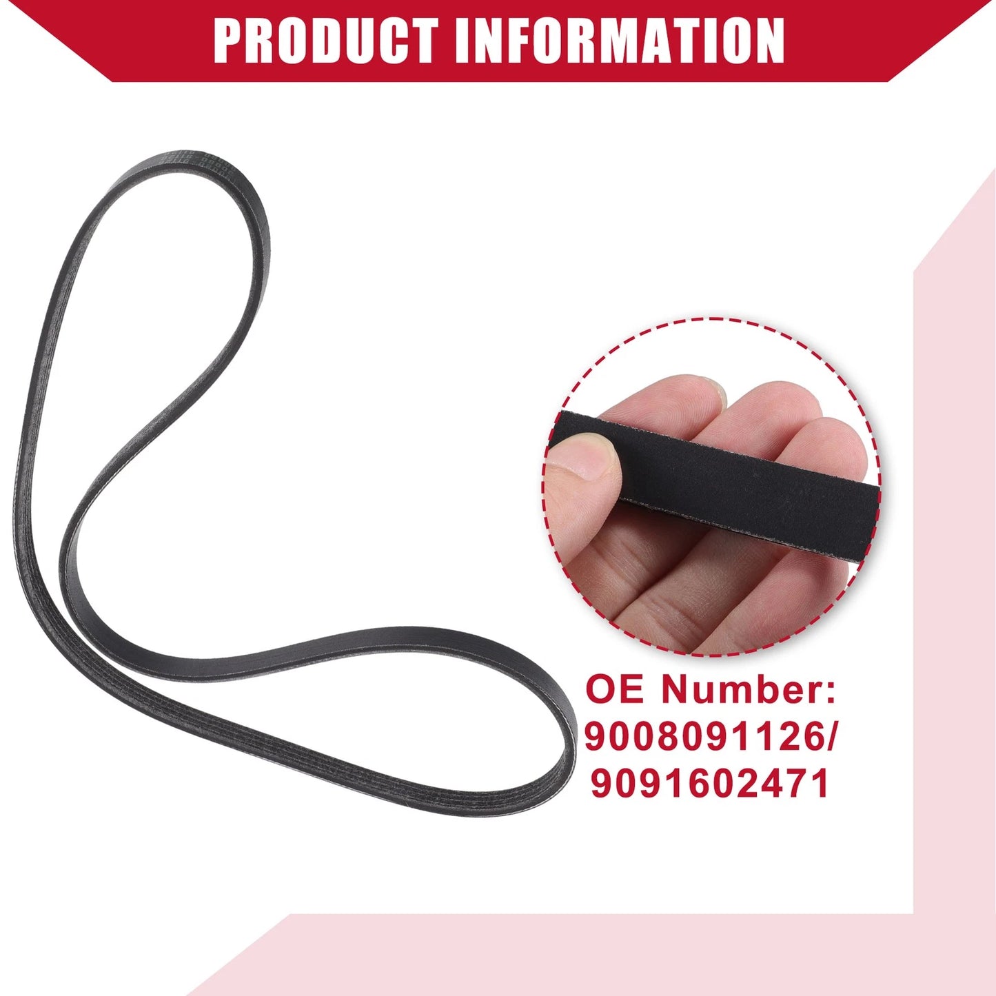 Serpentine Belt for Toyota Paseo (1992)