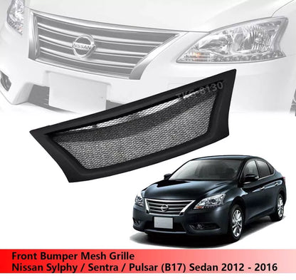 Front Mesh Grille for Nissan Sylphy/Sentra/Pulsar B17 (2012-2016)