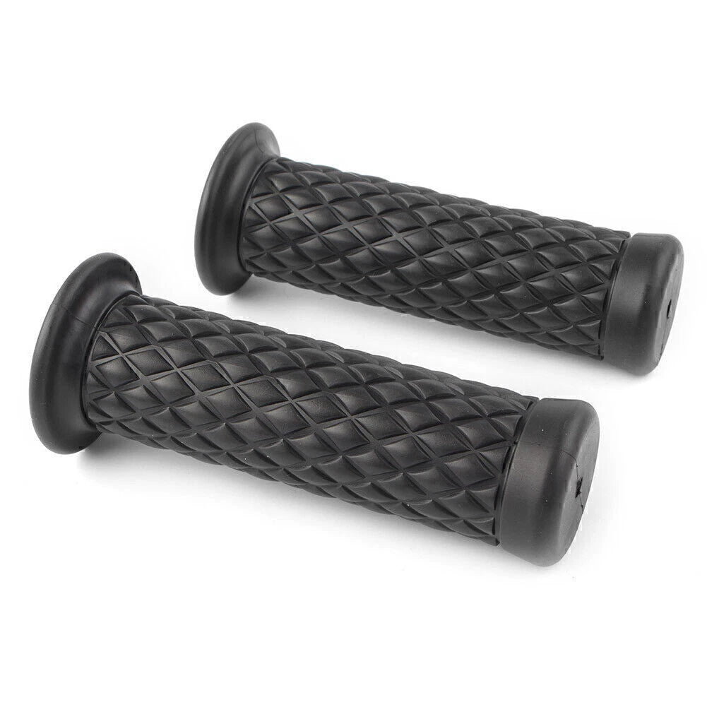 7/8" Rubber Handlebar Grips for Motorcycle Universal