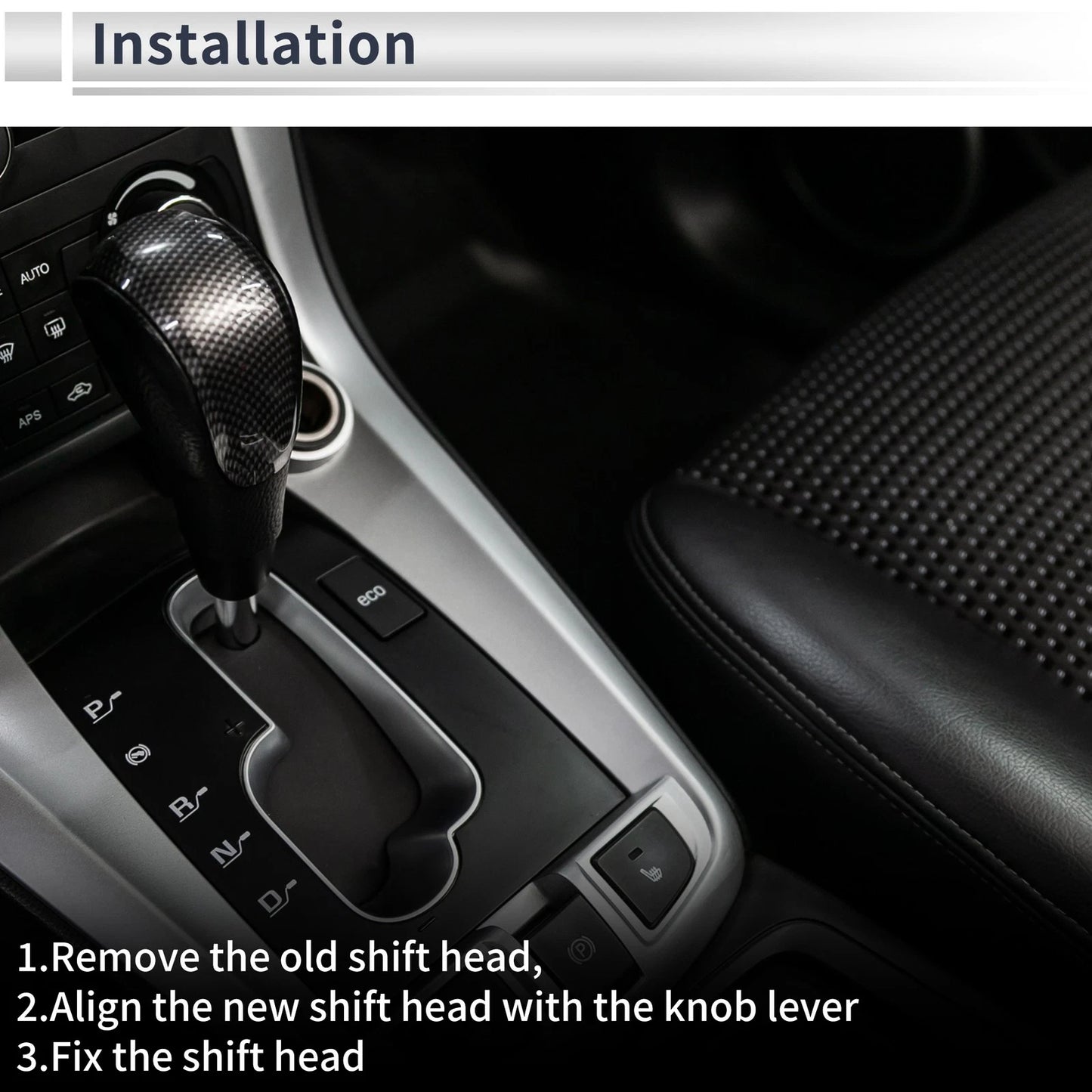 Faux Leather Gear Shift Knob for Toyota Alphard 200 Series (2011-2014)