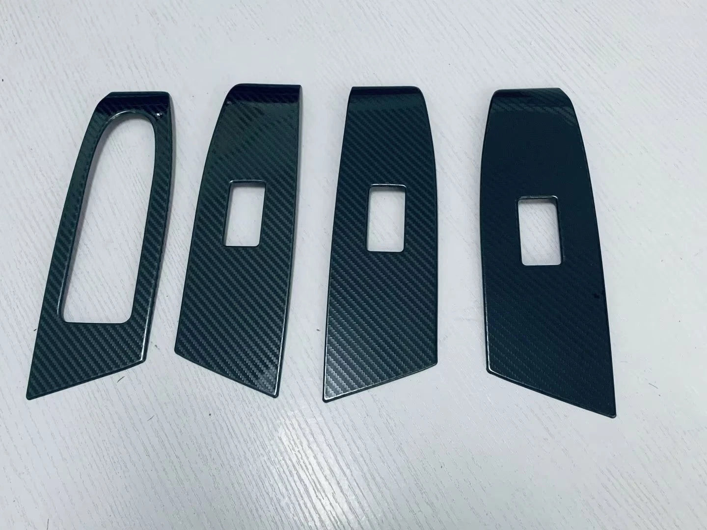 Steel Fiber Window Lift Panel Frame Cover Trim for 2023-2024 Mazda CX-50 (2023-2024)