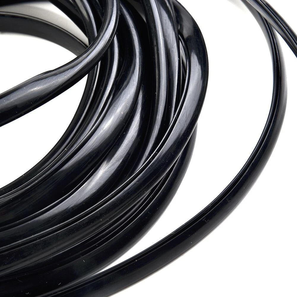 Black U-Shape Car Door Moulding Rubber Strip Trim Guard Edge Protector Cover