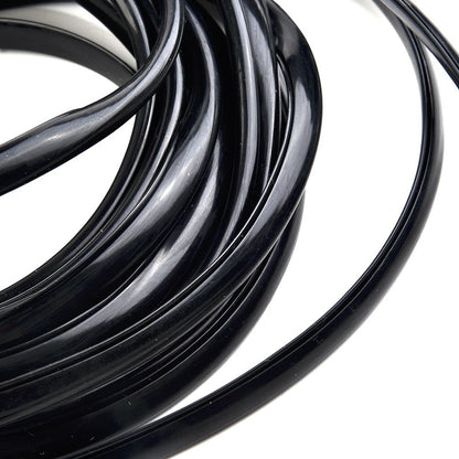 Black U-Shape Car Door Moulding Rubber Strip Trim Guard Edge Protector Cover