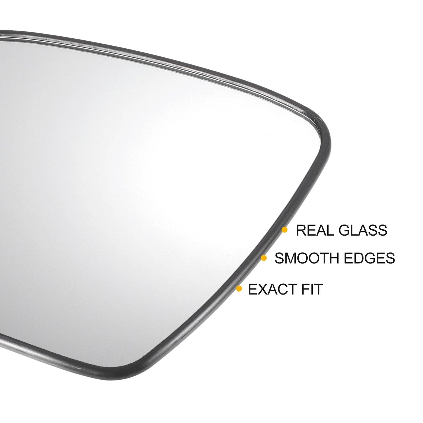 Left Side Heated White Mirror Glass for Honda Jazz Fit (2020-2021)
