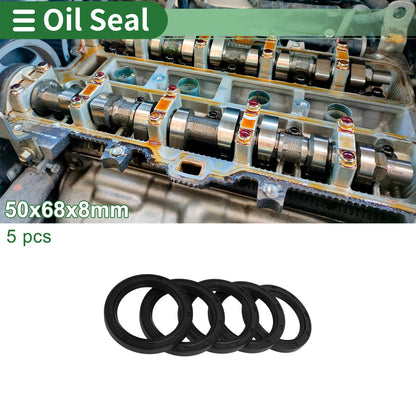 Oil Seal 50x68x8mm Seal Ring Rotary Shaft Seal NBR Rubber for Automotive