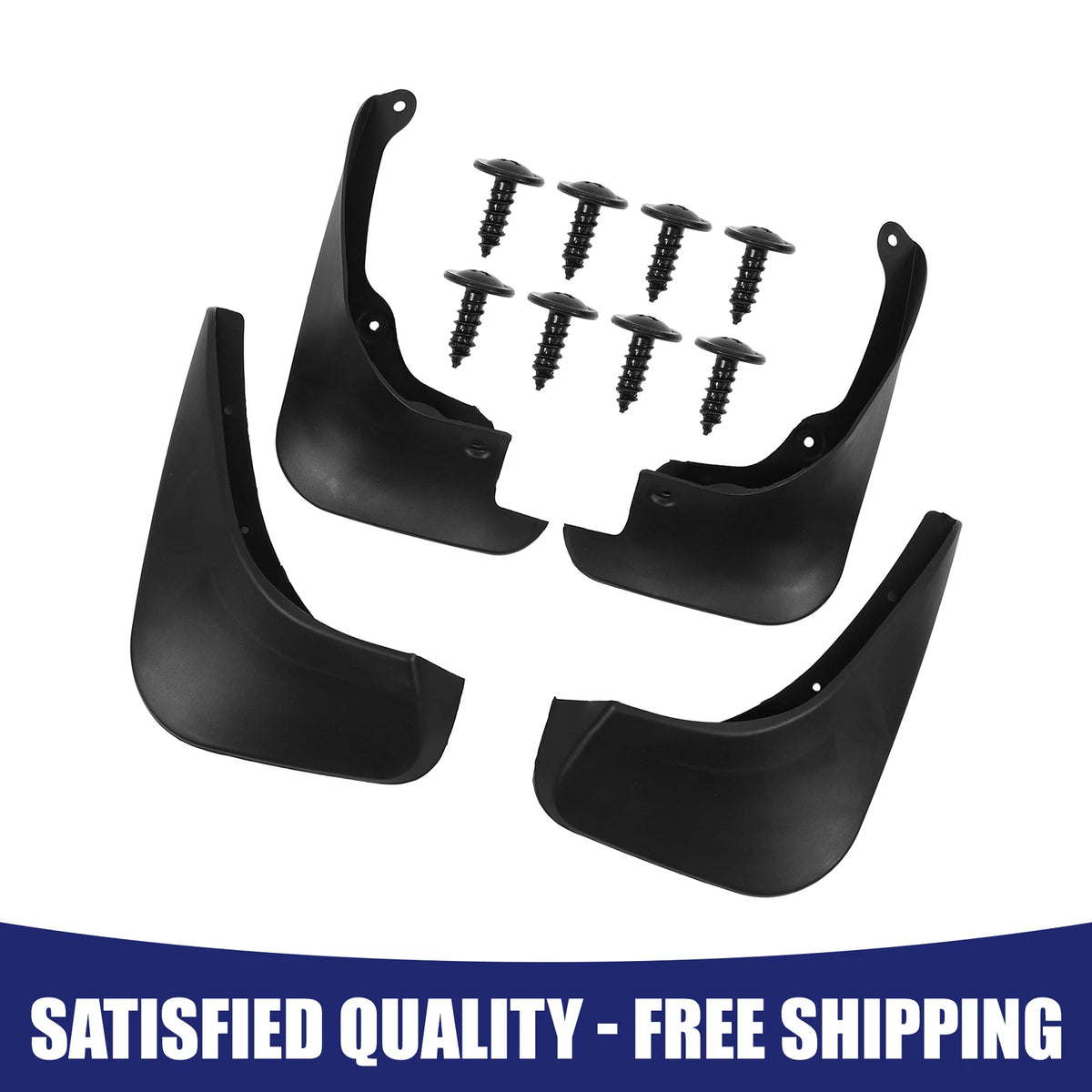 Splash Guards Mud Flap for Toyota Yaris (2006-2020) - 1 x Set with Screws