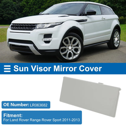 Sun Visor Mirror Cover for Land Rover Range Rover Sport (2011-2013) Gray