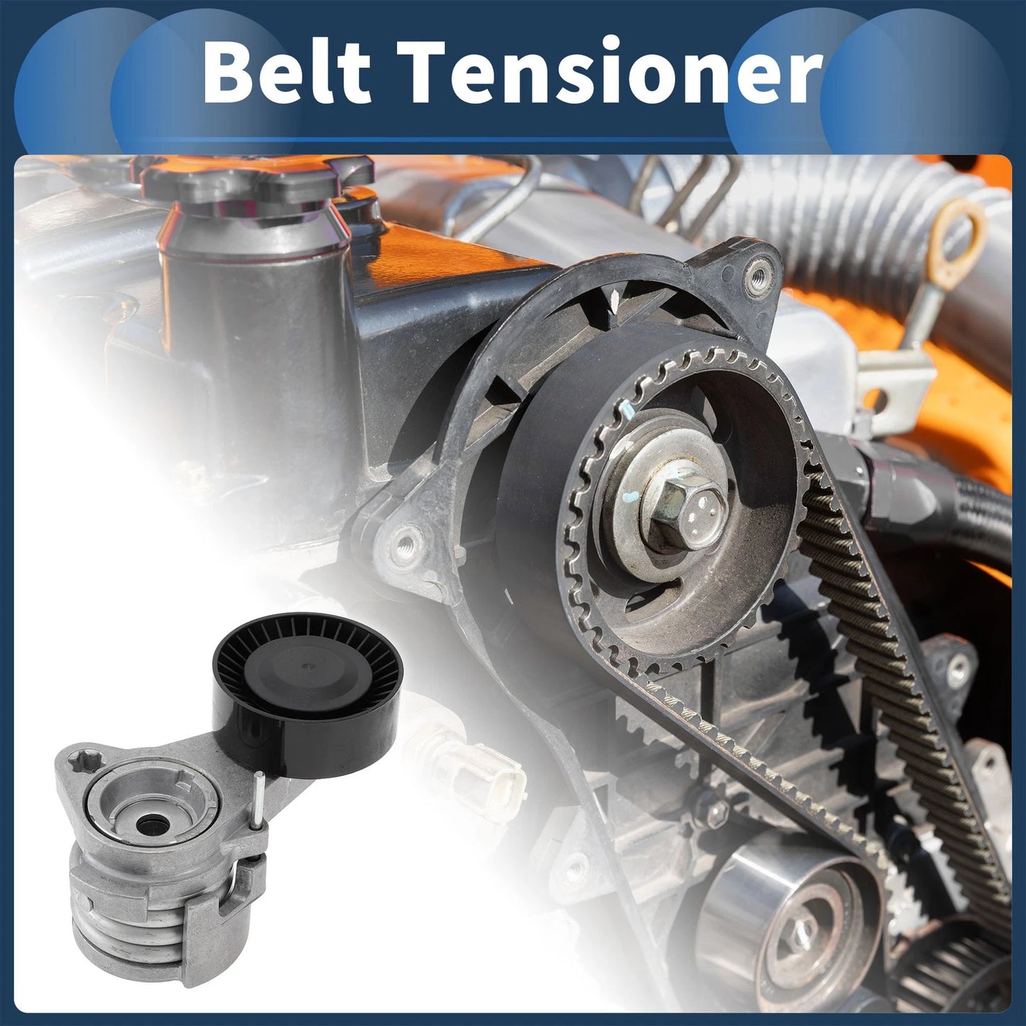 Belt Tensioner for BMW 128i Base 3.0L L6 (2008-2013) - Durable Metal Component