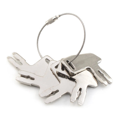 5PCS Battery Disconnect Key for Komatsu Master Heavy Equipment