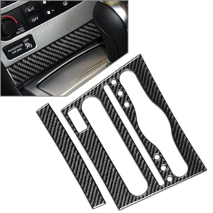 Carbon Fiber Interior Radio Console Covers for Infiniti G37 (2010-2013)