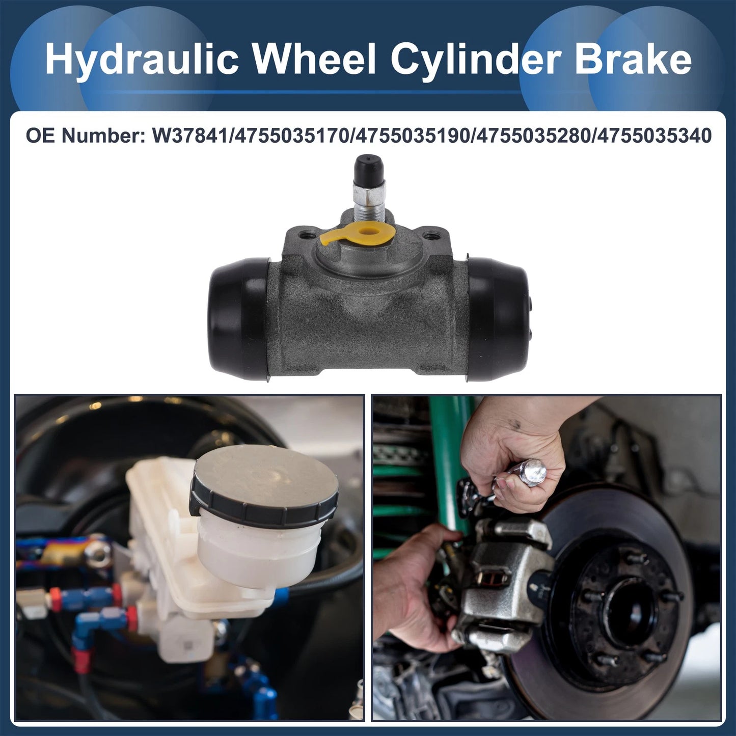 2 x Rear Left/Rear Right Brake Wheel Cylinder for Toyota Pickup (1987–1990)
