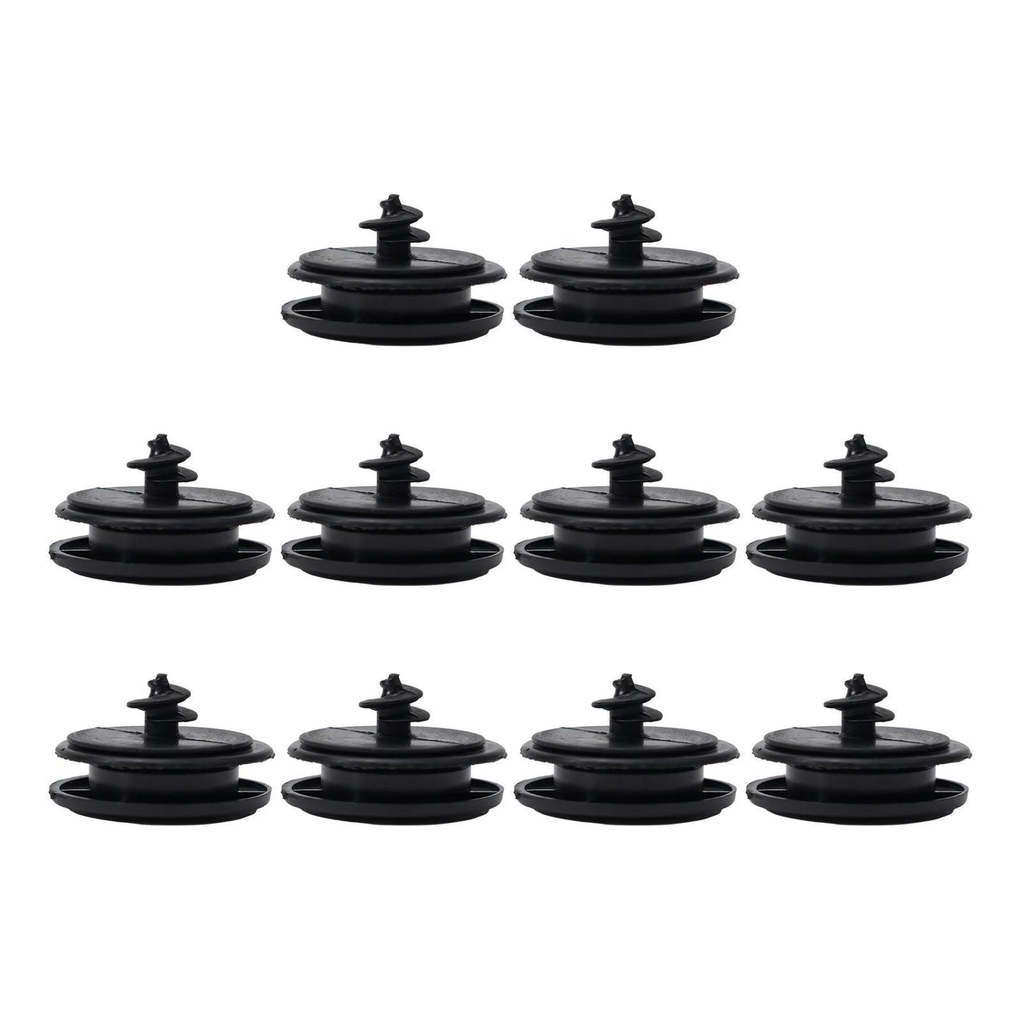 2 x Car Floor Mat Anti-Slip Clip Auto Carpet Fixing Grips Clamps Holders Black