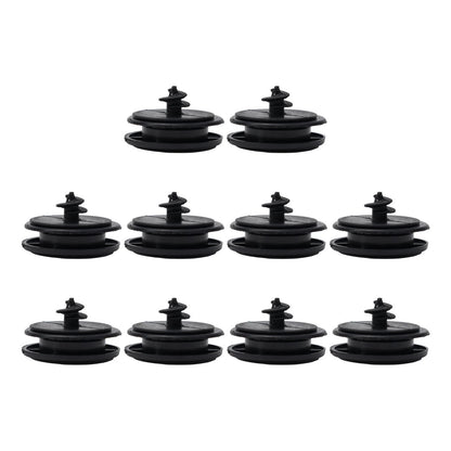 2 x Car Floor Mat Anti-Slip Clip Auto Carpet Fixing Grips Clamps Holders Black
