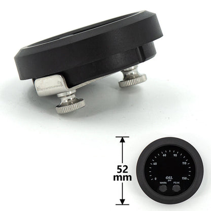 52mm Ultra-Thin Oil Pressure Gauge NPT 1/8'' Red LED for Universal Vehicles