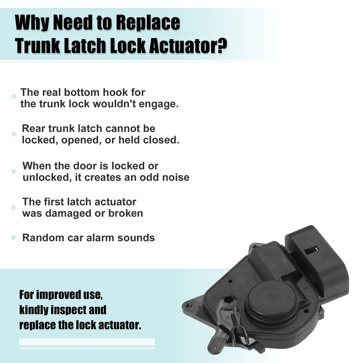 Front Right Side Door Latch Actuator for Toyota RAV4 (2000-2005)