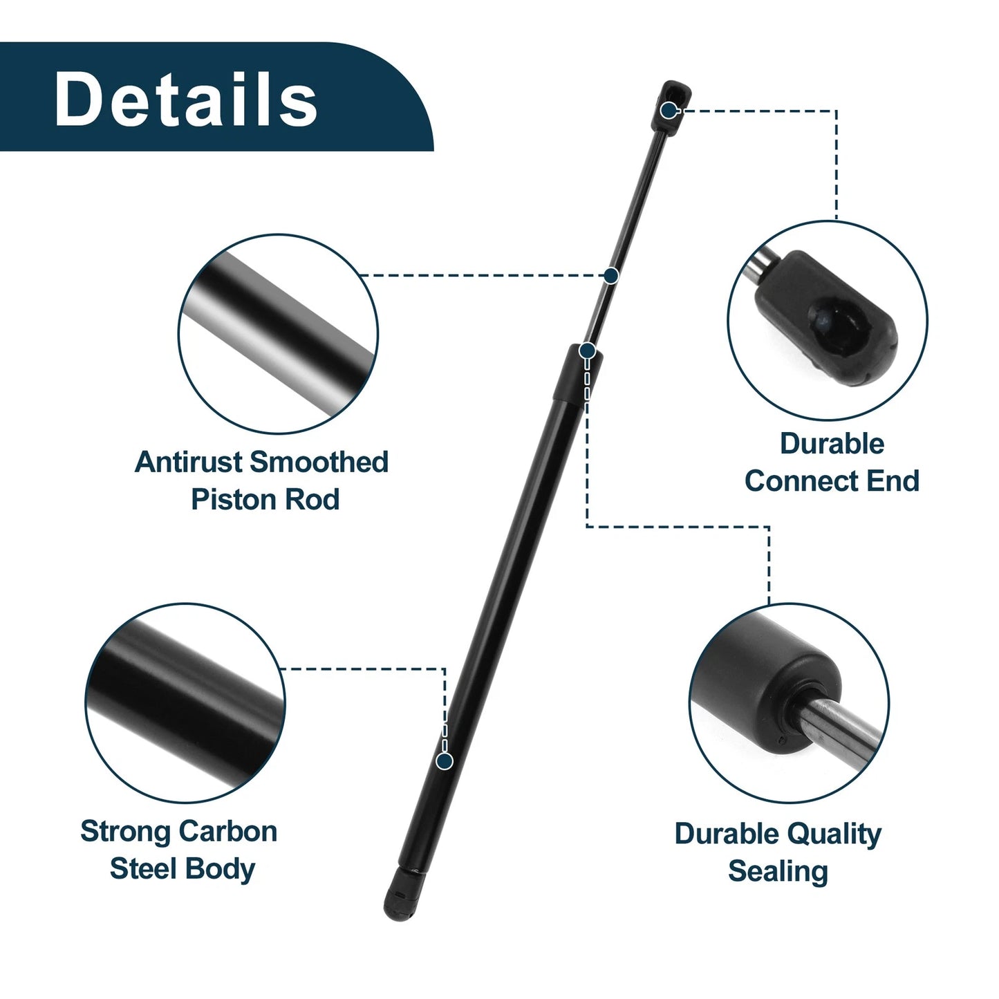 Front Hood Lift Supports for Honda Accord (1994 - 1997)