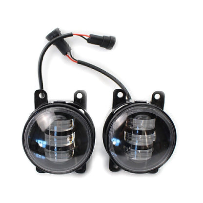 Dual Color White/Yellow LED Fog Lights for Honda Nissan Subaru Ford
