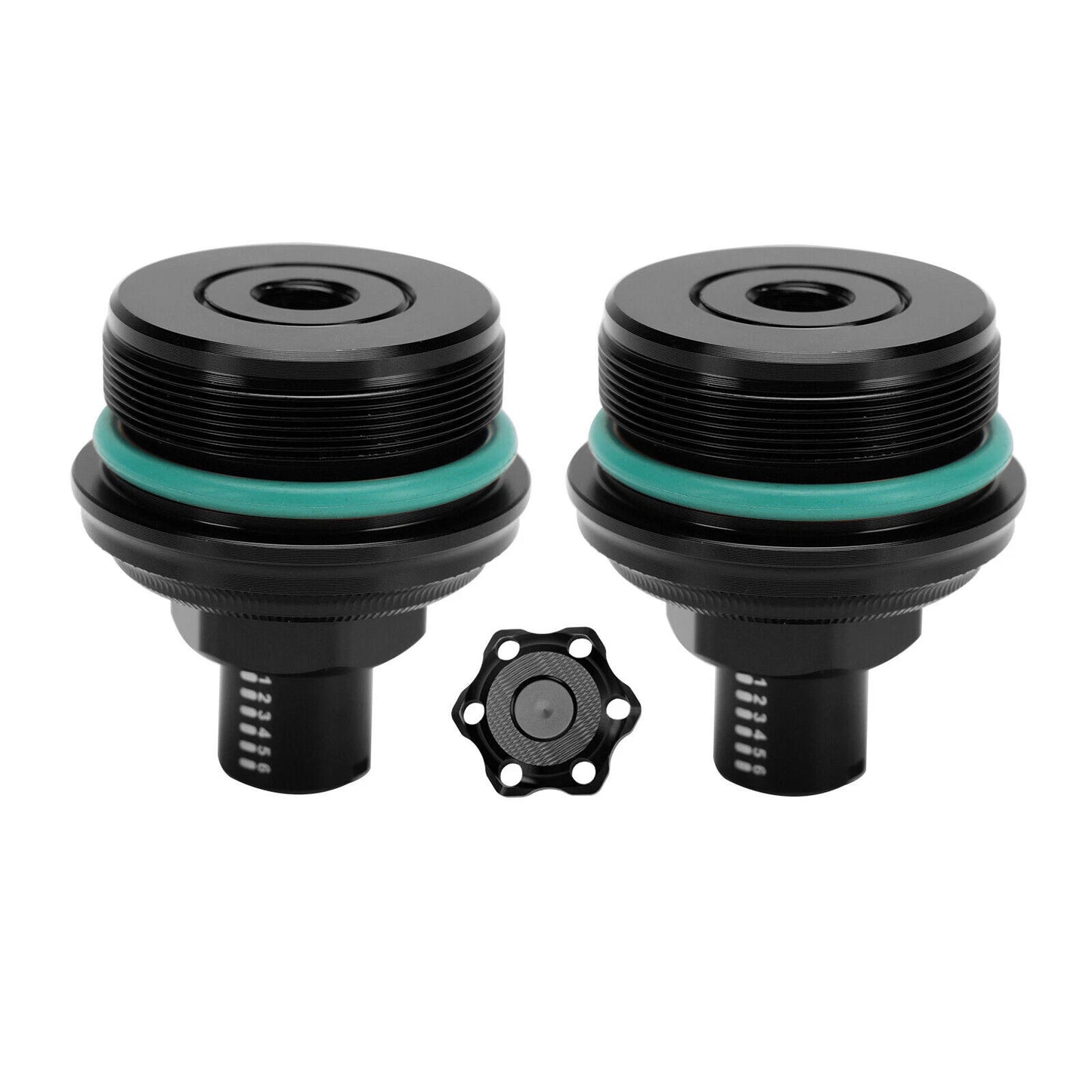 2 x Fork Preload Adjustment Screws Black for Yamaha MT-03 (2019-2023)