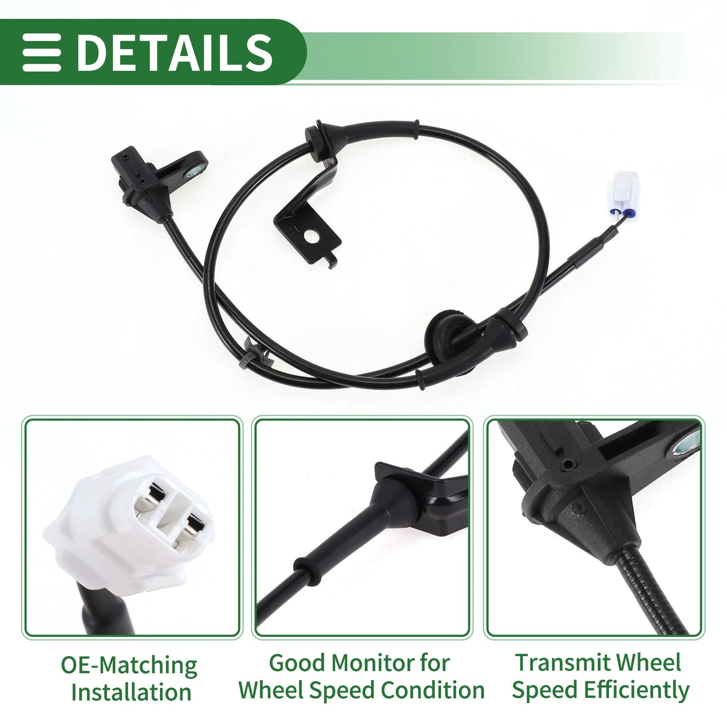 ABS Wheel Speed Sensor for Nissan Pixo, Suzuki Alto Front Right