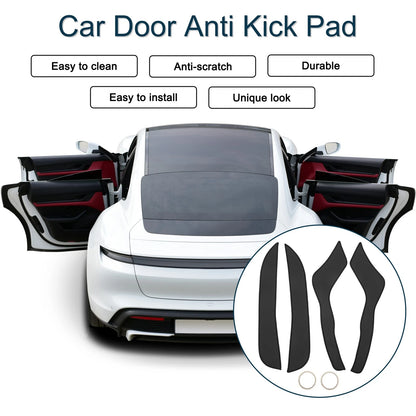 Car Door Anti Kick Pad Sticker Protector for Ford Explorer (2016) - Black Set