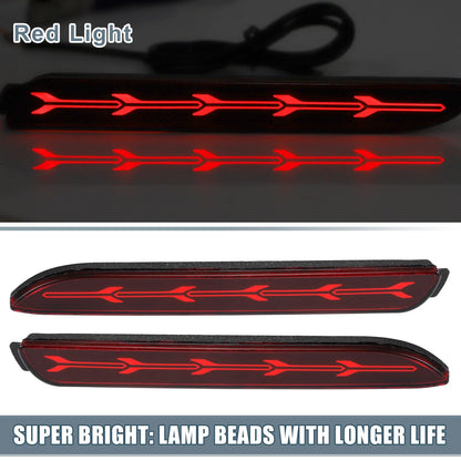 Rear Bumper Reflector Lights  for Toyota Camry (2006-2014) Red