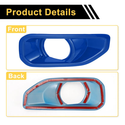 Fog Light Grills for Jeep Wrangler JL Gladiator (2018-2023) - 1 Pair Blue