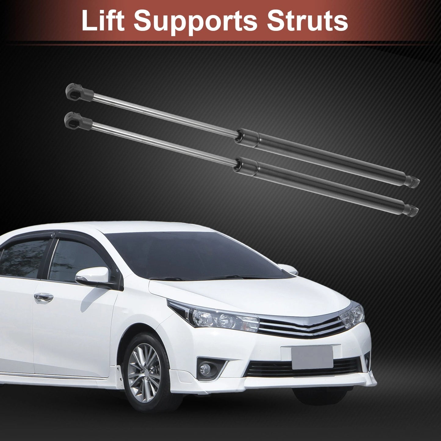 2 x Rear Hatch Lift Supports Gas Strut Black for Toyota Matrix (2009–2013)