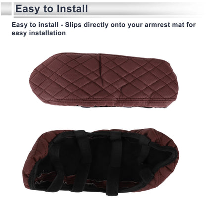 Car Center Console Cover for BMW X1 2023-2024 Wine Red 1 x Cover