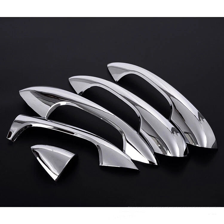 4pcs Chrome Outer Door Handle Cover Trim Fit for Benz C W204 2015-2017
