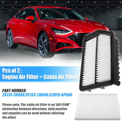 Engine & Cabin Air Filter Combo for Kia Forte (2010-2018)