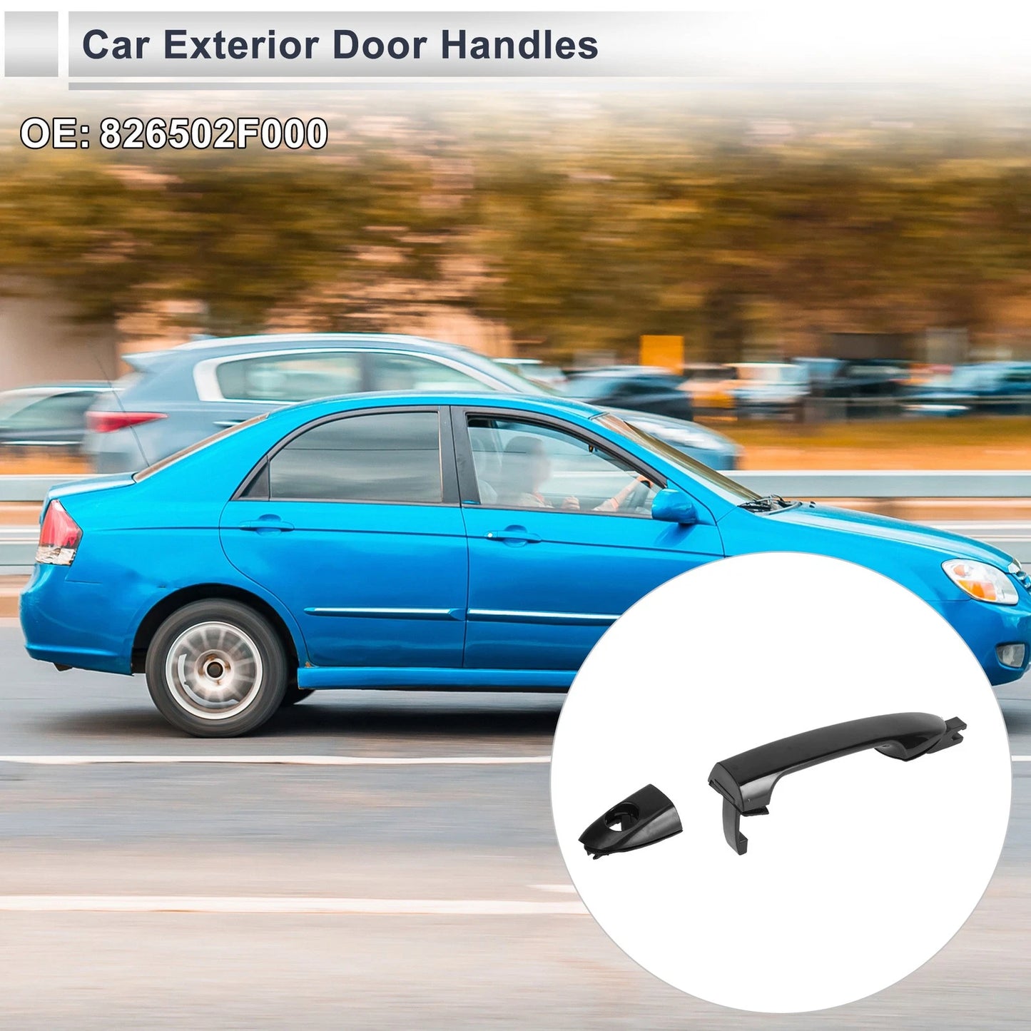 Front Left Exterior Door Handle for Kia Spectra Cerato (2005-2015)