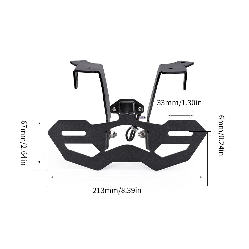 Tail Tidy Plate Holder Fender Eliminator for CF-MOTO 450MT 800MT-X (2023–2024)