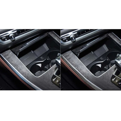 Carbon Fiber Side Center Console Strip Trim Fit For BMW F15 F16 X5 X6 2014-2018