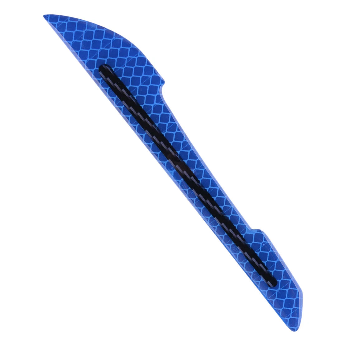 Reflective Blue Carbon Fiber Style Side Mirror Warning Trim for Car