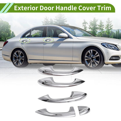 Exterior Door Handle Cover Trim for Mercedes-Benz GLC Class W205 X253 (15-21)