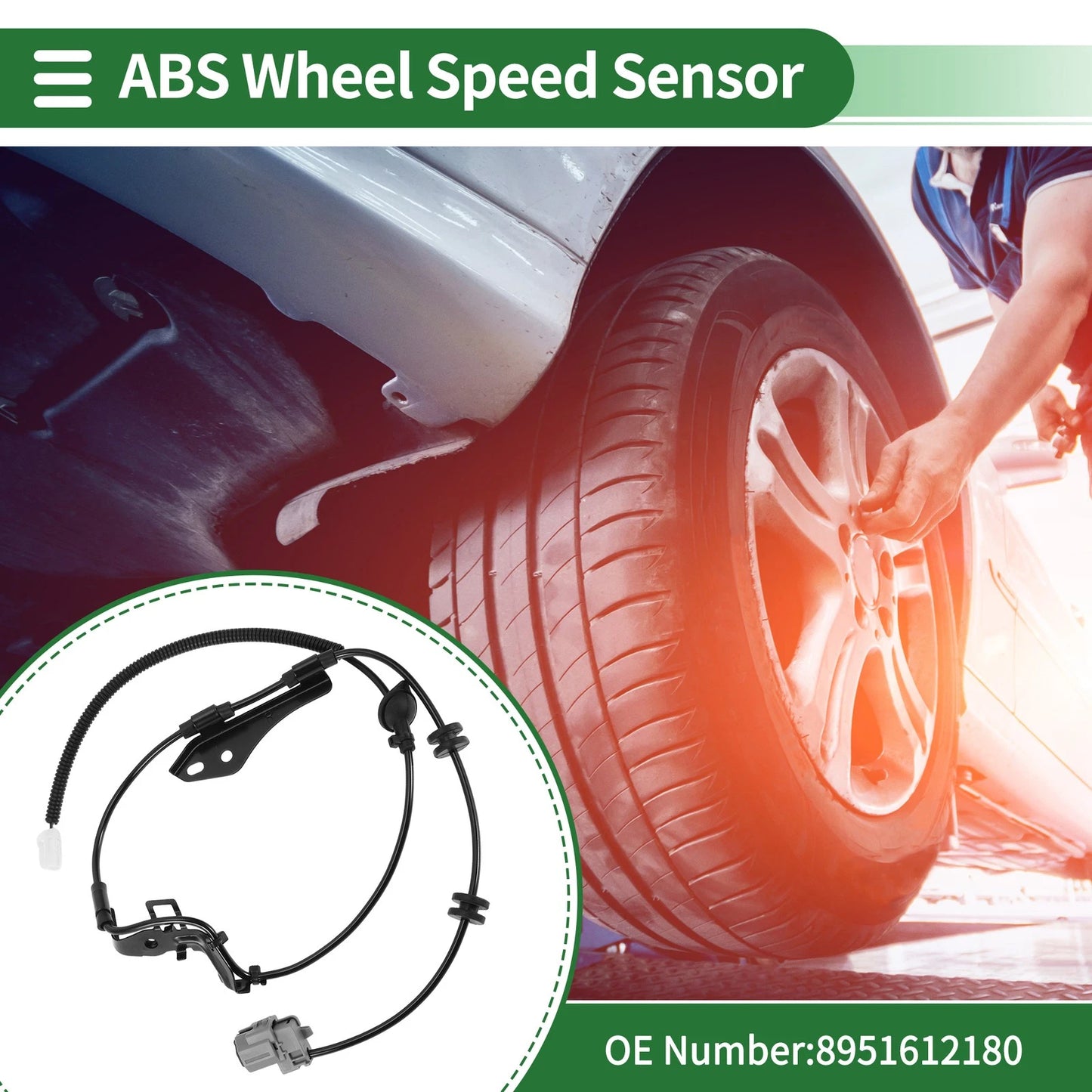 ABS Wheel Speed Sensor Rear Right for Toyota Corolla