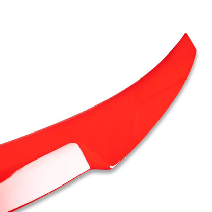 ABS Boot Spoiler for Audi A4 B9 2016-2021 Sedan Laser Red LY3H