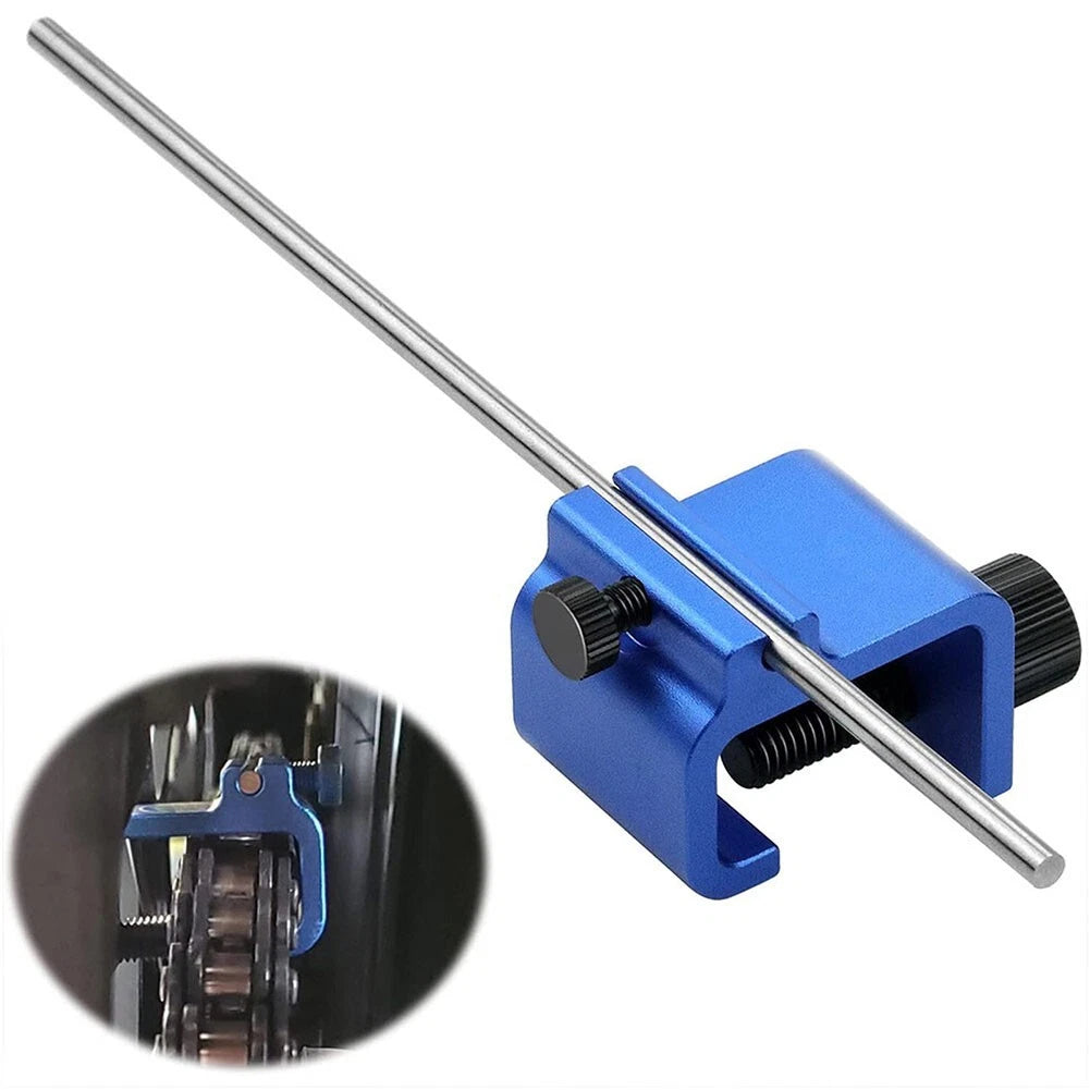 Effortless Motorcycle Chain Alignment Tool for Bike Maintenance